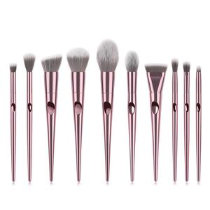 BUEART 2018 New Arrival 10 pcs James Charles pink brush cosmetics brush glitter make up brush