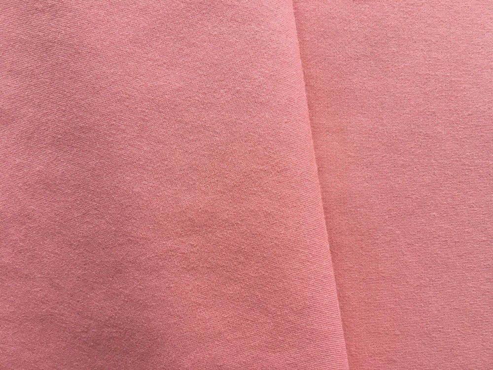 Однотонная окрашенная трикотажная ткань из вискозы и спандекса