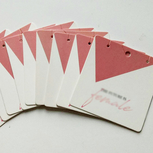 Custom necklace card holder, thick paper jewelry display card