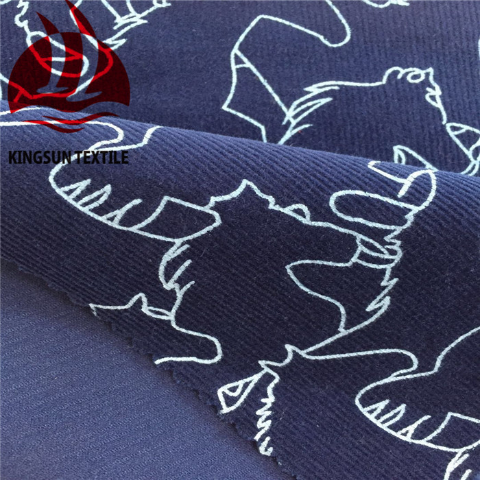 Синий вельвет с принтом 21 Вт для мужских брюк