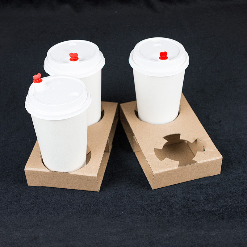 Disposable Custom Take Away Craft Coffee Paper Cup Sleeve /Holder