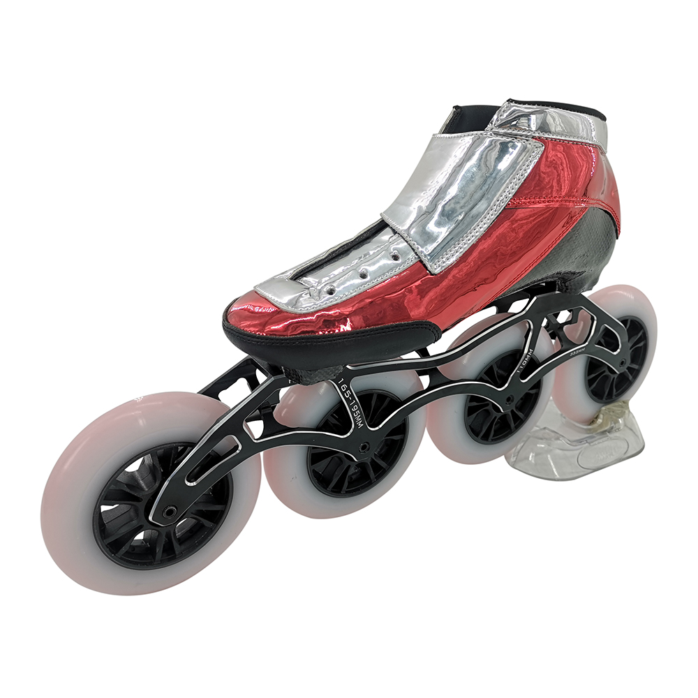 Electroplating design skate Personal design OEM print logo skate shoes inline speed skate