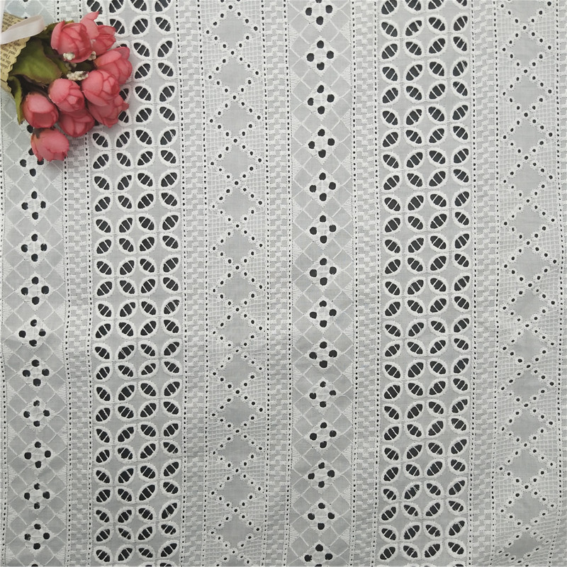 100% s хлопок 60 s Вуаль Вышитые ушко ткань