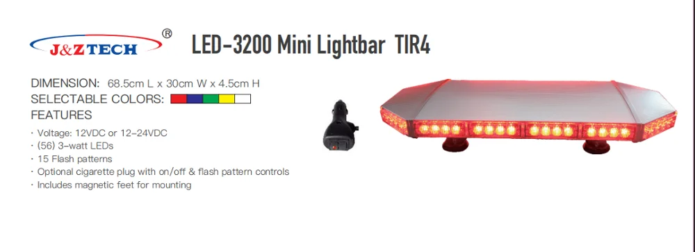 Mini barra ligera del montaje magnético del vehículo de emergencia de la prenda impermeable del tejado del coche de la alarma de 2022 LEDs