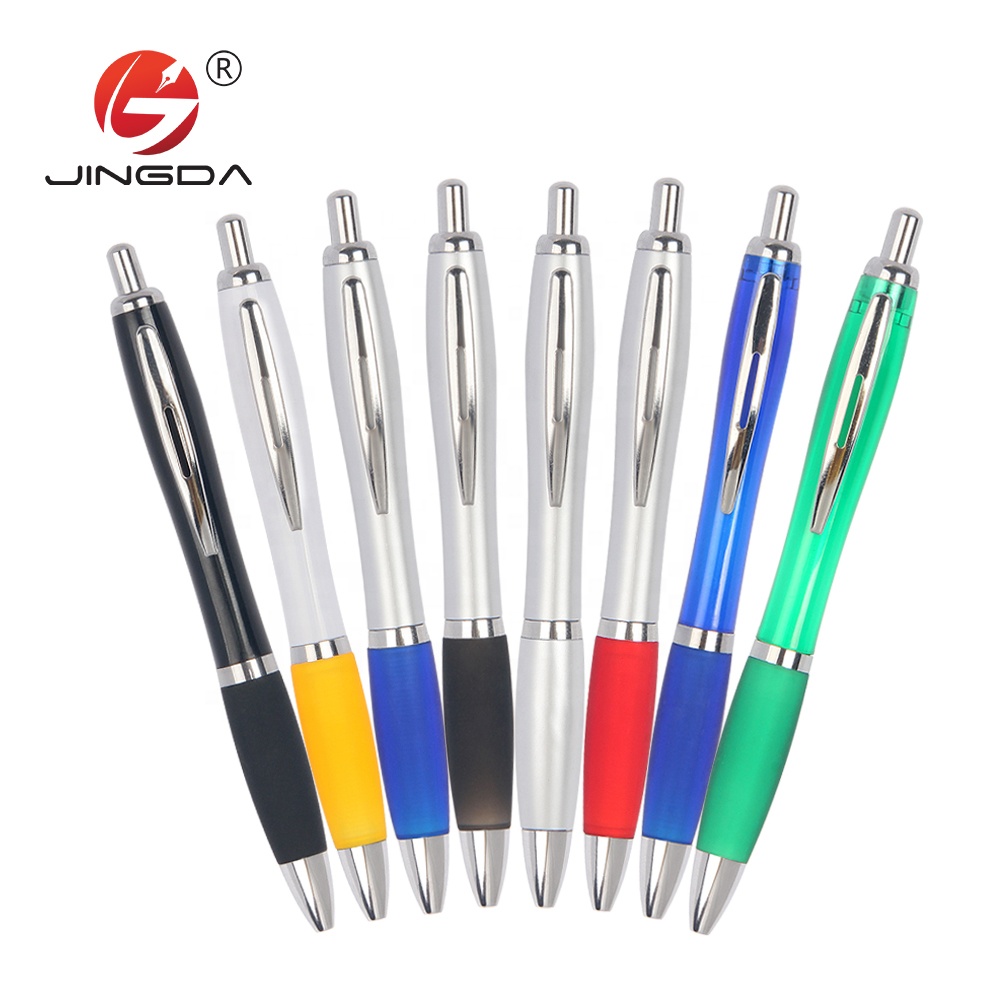 Высококачественные шариковые ручки, пластиковые рекламные, 50 MOQ, рекламные ручки jumbo с логотипом