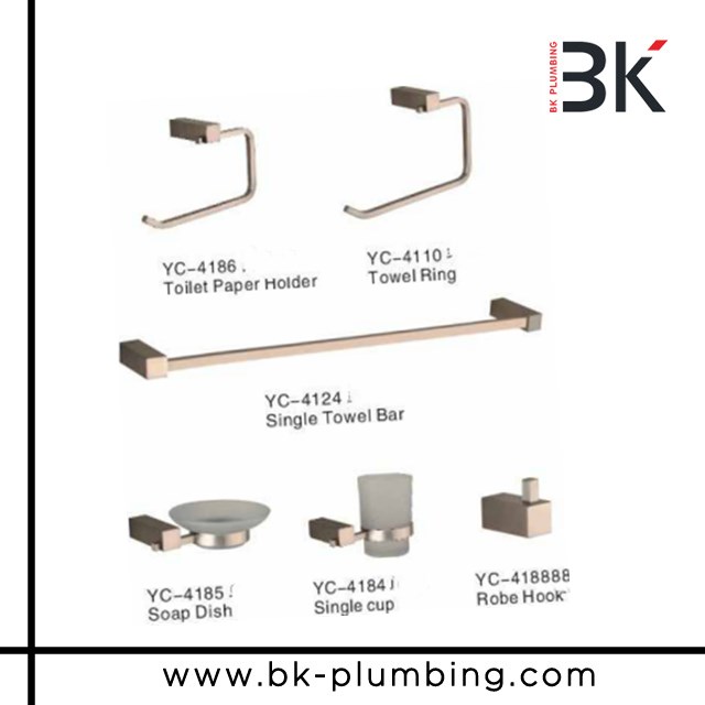 Высокий класс белый один для полотенец, Золотая аксессуары для ванной комнаты