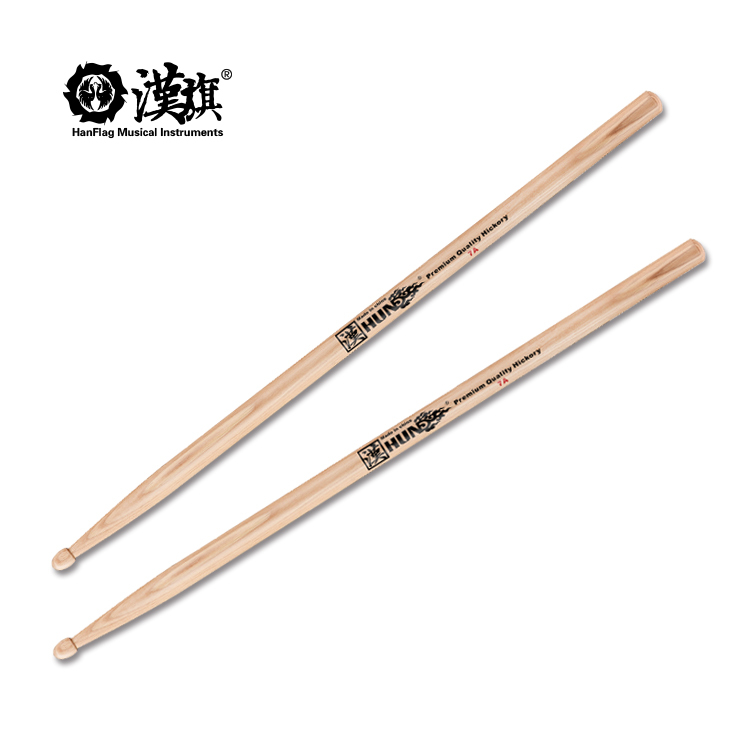Bulk высокое качество музыкальные инструменты и аксессуары 7a Американский hickory барабаны палочки с дерева советы