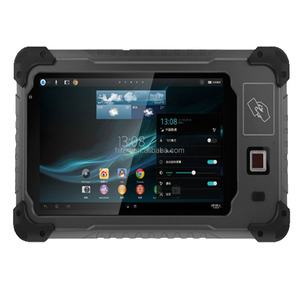 Android handheld pad fingerprint reader nfc reader wifi 3g industrial tablet pc