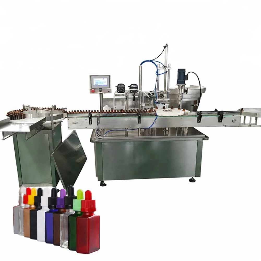 Автоматическая стеклянная бутылка электрические сигареты розлива