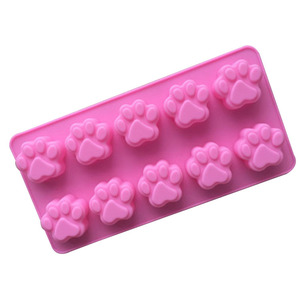 Großhandel 3D Rosa Hund Fuß Und Knochen Silikon Backformen Kuchen Plätzchen Soap Schokoladen Form Form Eiswürfel Welpen Druck Kuchenform Von Großhandel 3D Rosa Hund Fuß Und Knochen Silikon Backformen Kuchen Plätzchen Soap Schokoladen Form Form Eiswürfel Welpen Druck Kuchenform Von