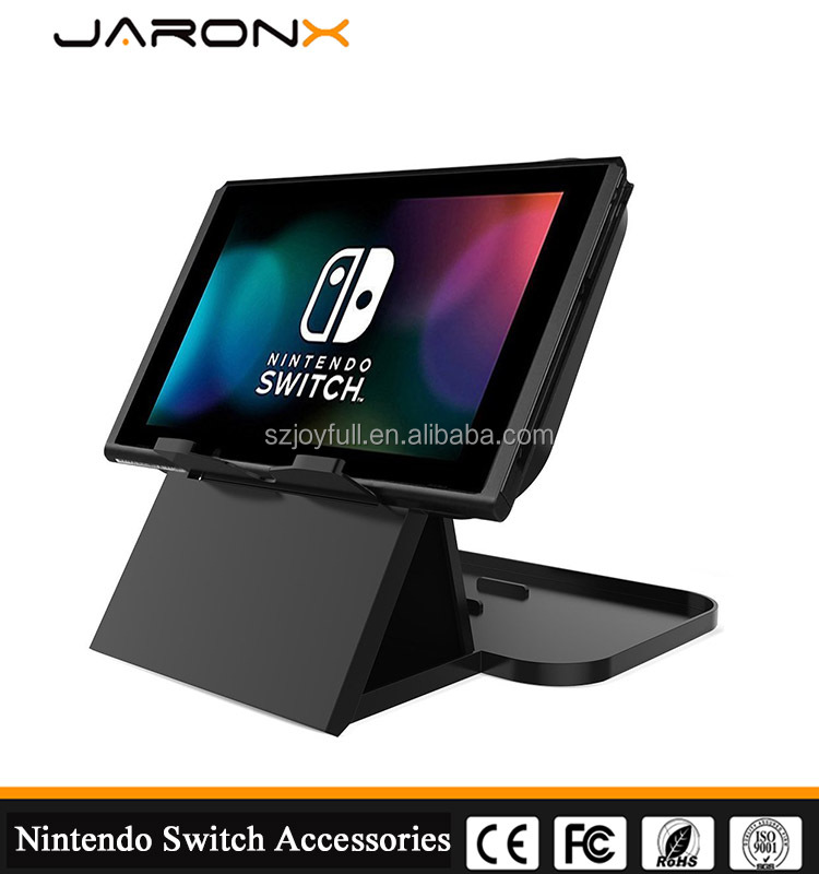 Прочный Стенд Multi-Angle пластиковый держатель портативный PlayStand для Nintendo Switch stand (черный)
