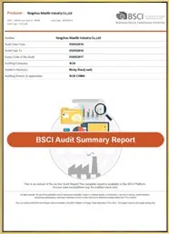 BSCI CERTIFICATE