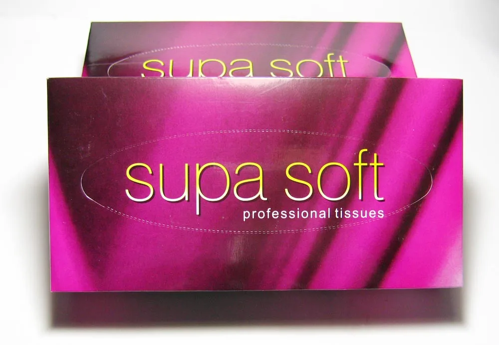 Soft facial box tissue
