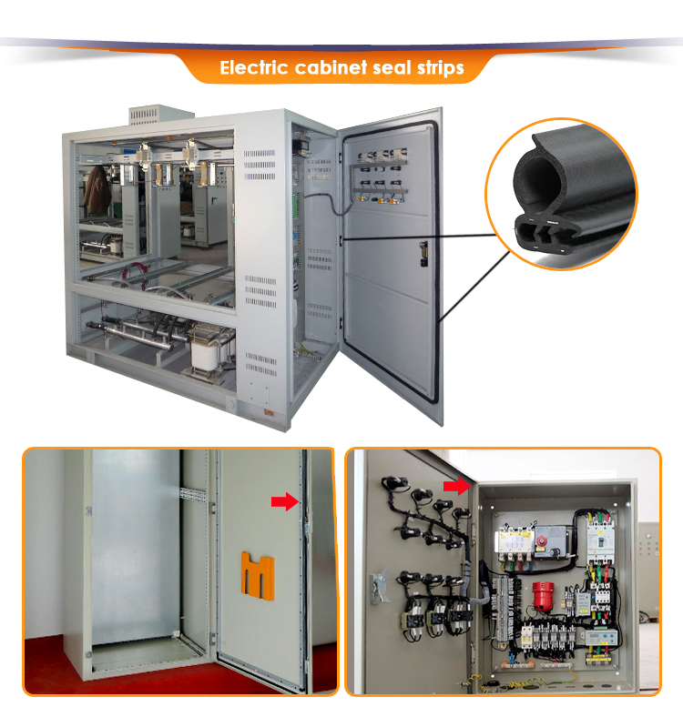 dustproof electric cabinet door rubber sealing strip