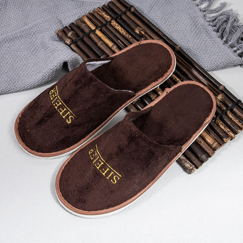 Custom Hotel Slippers Disposable Spa Pedicure Guest House Indoor