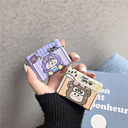 For Camera Bear Suitcase AirPods Pro Apple1/ 2 / 3  wireless earphone case