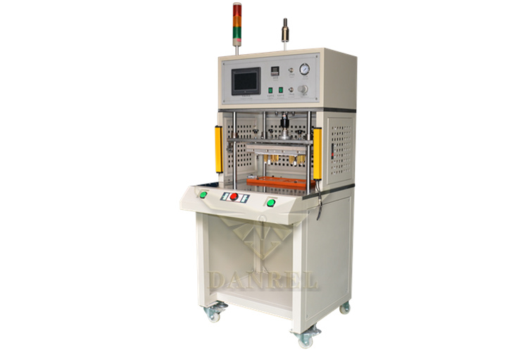China Supplier DANREL Plastic Heat Staking Machine, Thermal Press Hot Staker for Riveting & Brass Threaded Inserting 