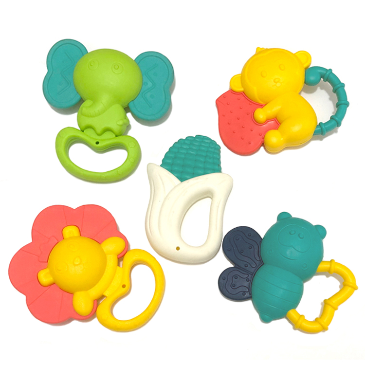 Детский подарочный набор, кипяченые безопасные игрушки, игрушки для новорожденных, развивающие погремушки для малышей