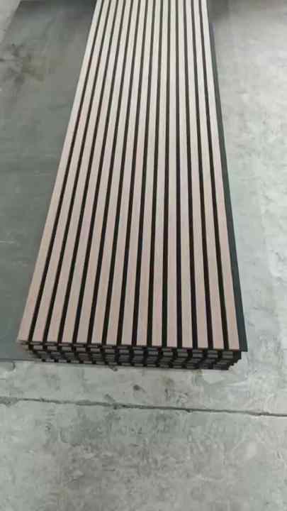 Modern Waterproof Fireproof WPC Fluted Slatted Exterior Wall Panel with ...