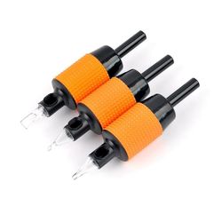 25mm Soft silicone  plastic moq tube tape disposable  tattoo grips