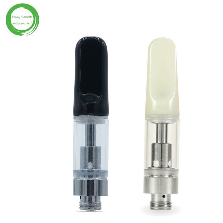 2020 Hot Selling Canada Market Glass Cbd Tank Leakproof Vape Cartridge Disposable Ceramic Heating CBD Oil 510 Vape Cartridge