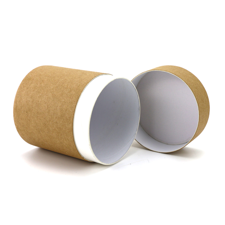 Caixa de empacotamento do cilindro de papel amigável reciclável quente de Eco da venda para o chá/ervas/o tubo de empacotamento /Deodorant do café