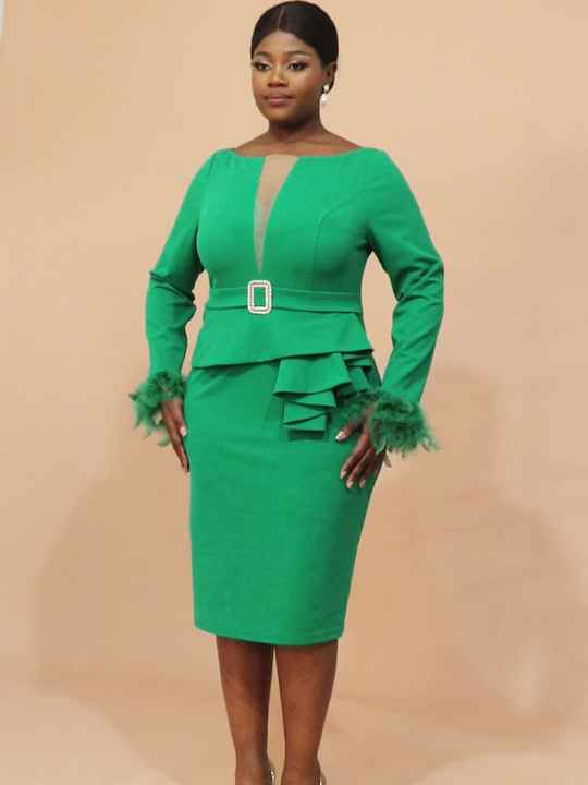 long sleeve interview dress Pageant Interview Dresses