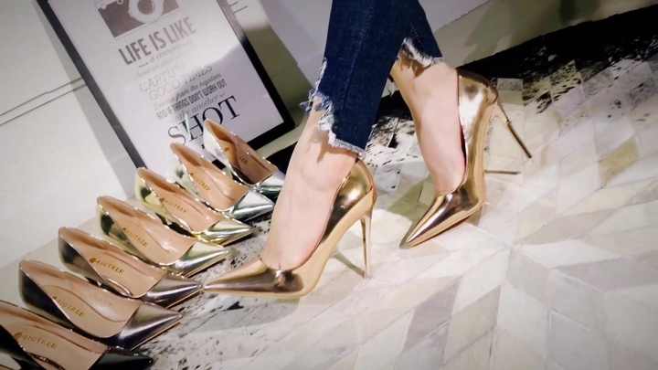 Pointed Toe Slip-on High Heel Sandals For Women Trendy Shoes