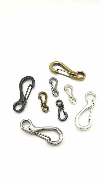 25mm Zinc Alloy Mini SF Carabiner Clip - EDC Paracord Clips