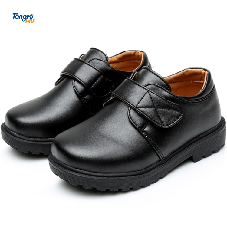 Tangmiwu Китай пояса из натуральной кожи Формальные обувь школьная для мальчиков модная черная обувь оптовая продажа
