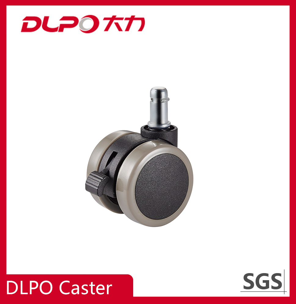 DLPO PU and nylon furniture chair caster wheels