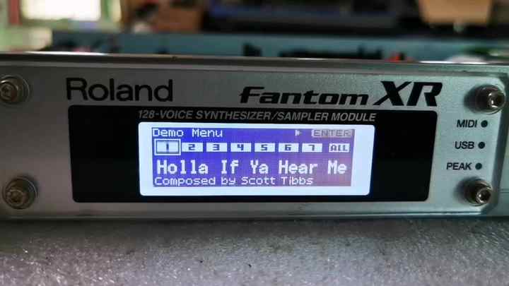 Roland Fantom XR Screen OLED LCD Display Replacement/repair