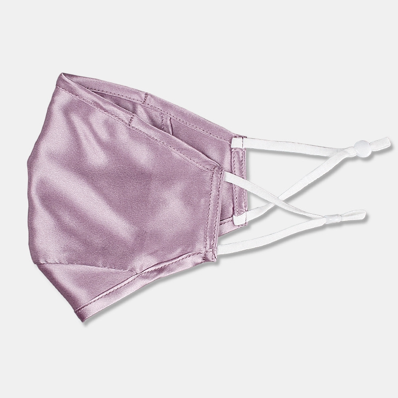 Модная многоразовая дышащая Высококачественная шелковая ткань фильтр PM2.5 Крышка для лица пыль с регулируемой петлей