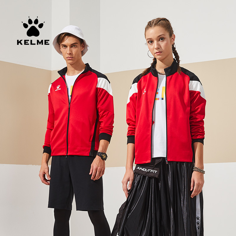 Мужская Тренировочная куртка KELME для взрослых, футбольные виды спорта, Женская Повседневная Толстовка, Футбольная Одежда, куртка, клубная команда, тренировка для футбола