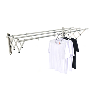 MR VP8 8 tiges USA ruban mural étendoir à linge pliant en acier inoxydable porte serviettes de bain MR VP8 8 tiges USA ruban mural étendoir à linge pliant en acier inoxydable porte serviettes de bain