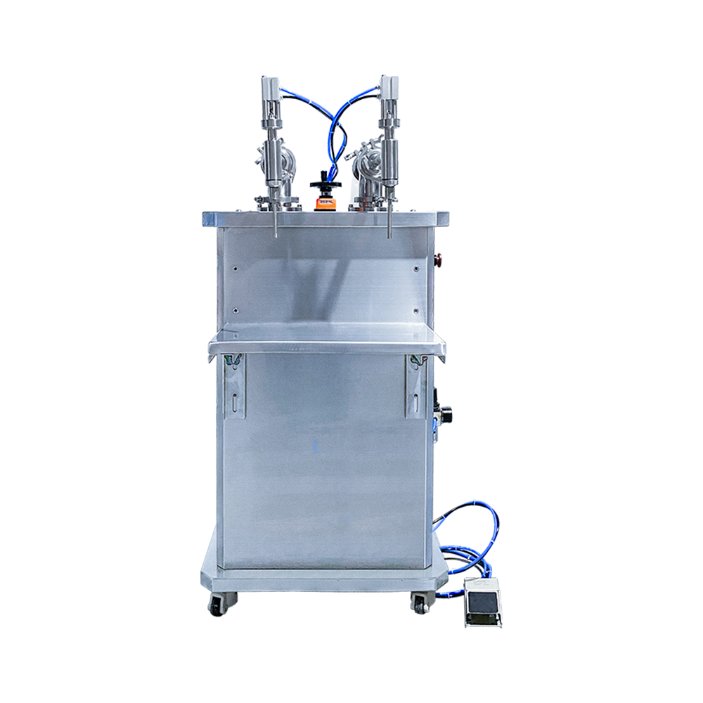 Полуавтоматическая машина для розлива жидкости с двойной головкой, 10-150 мл, машина для розлива небольших бутылок