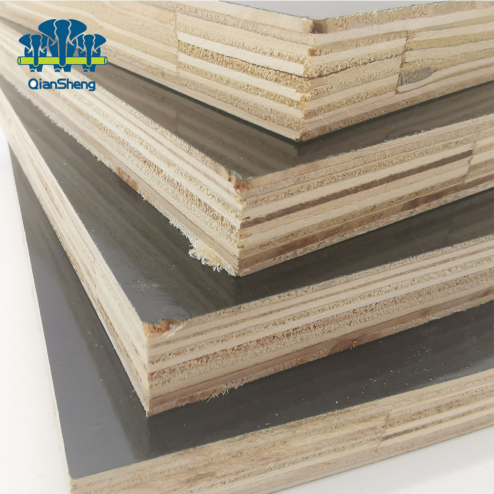 Black laminated plywood