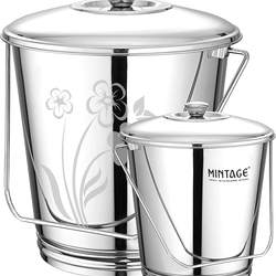 King International Stainless Steel Handle Water Bucket