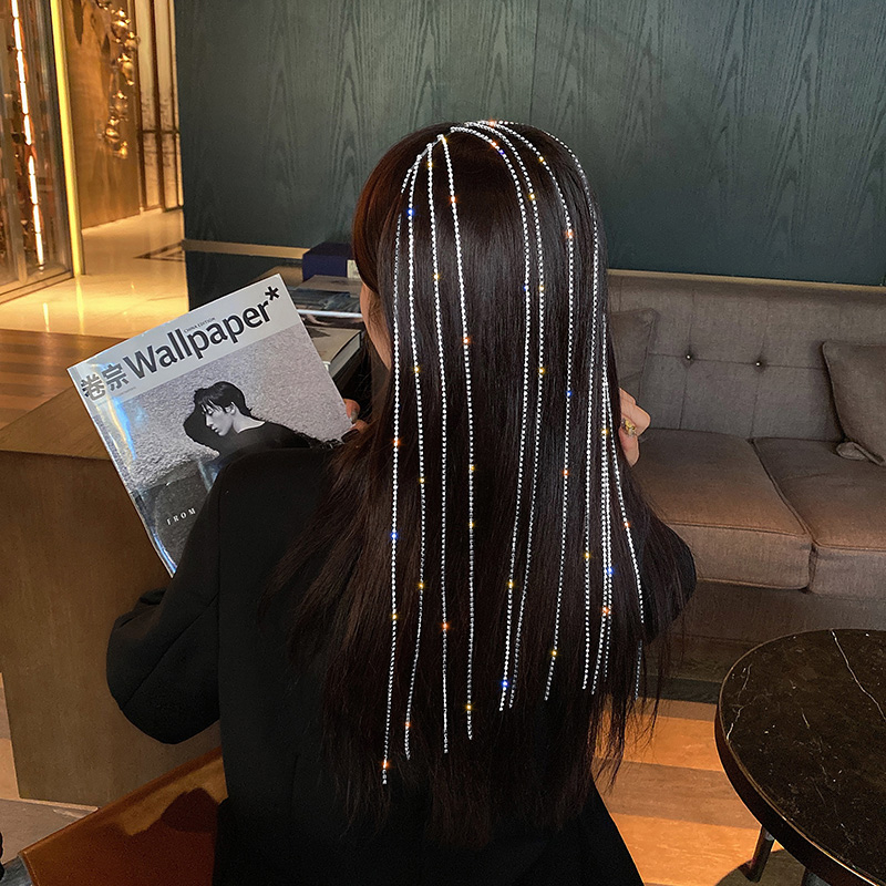 Aimgal ювелирные изделия-новый тренд горячий стиль Длинная Бахрома повязка на голову аксессуары для волос для женщин