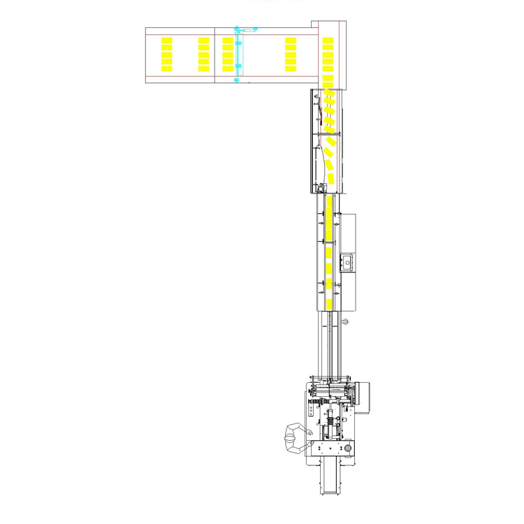 Полностью автоматизированная высокая эффективность работы с производственной линии шоколадный блок упаковочная линия