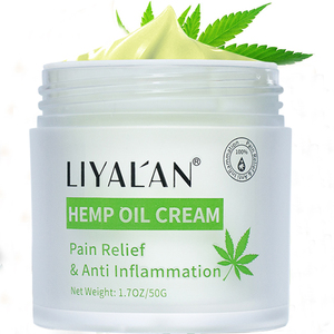 LIYALAN private label dropshipping organic 3000 mg cbd hemp cream full spectrum