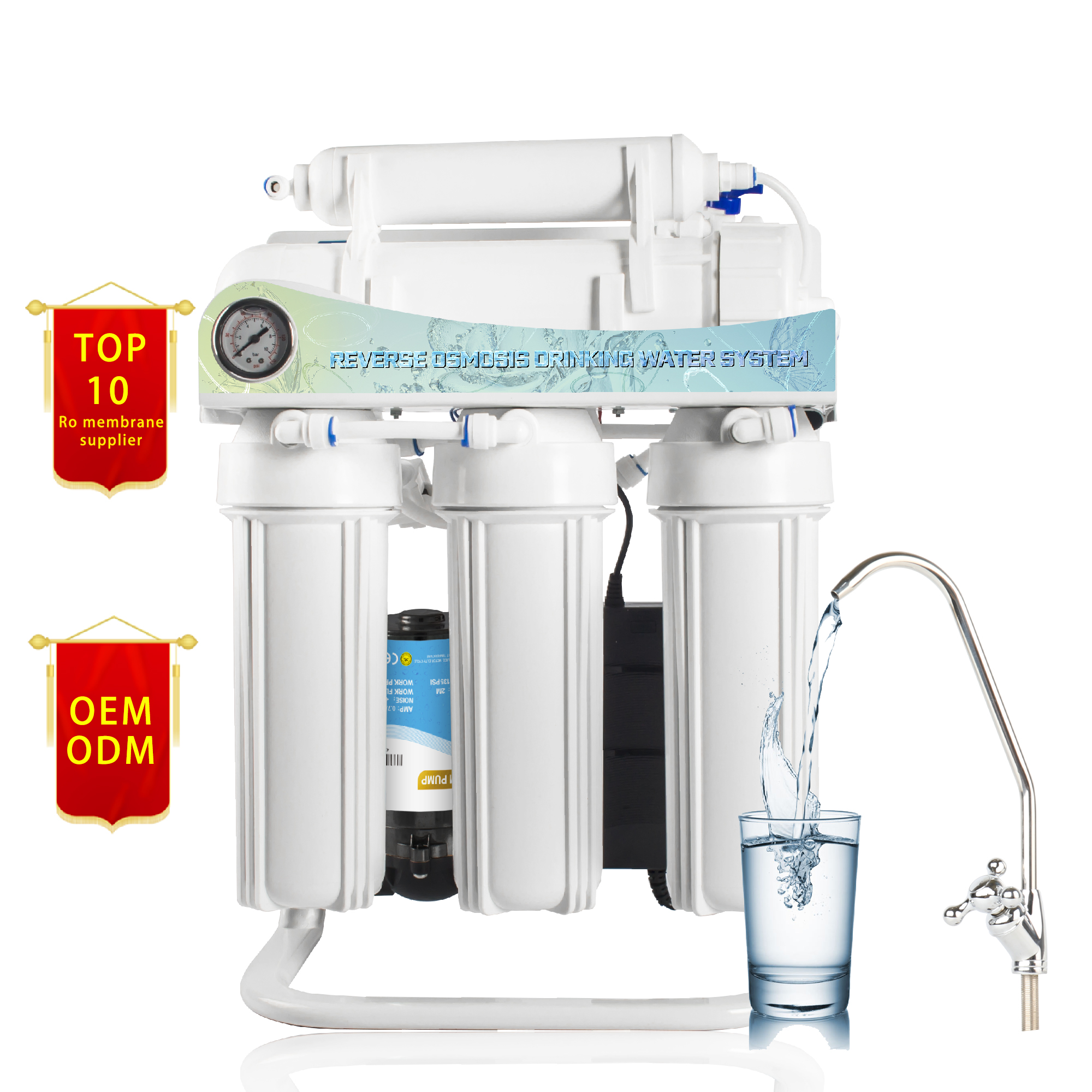 Qicen 5 этапов лучшее качество Ro домашний фильтр горячей воды очиститель машина 400GPD для дома