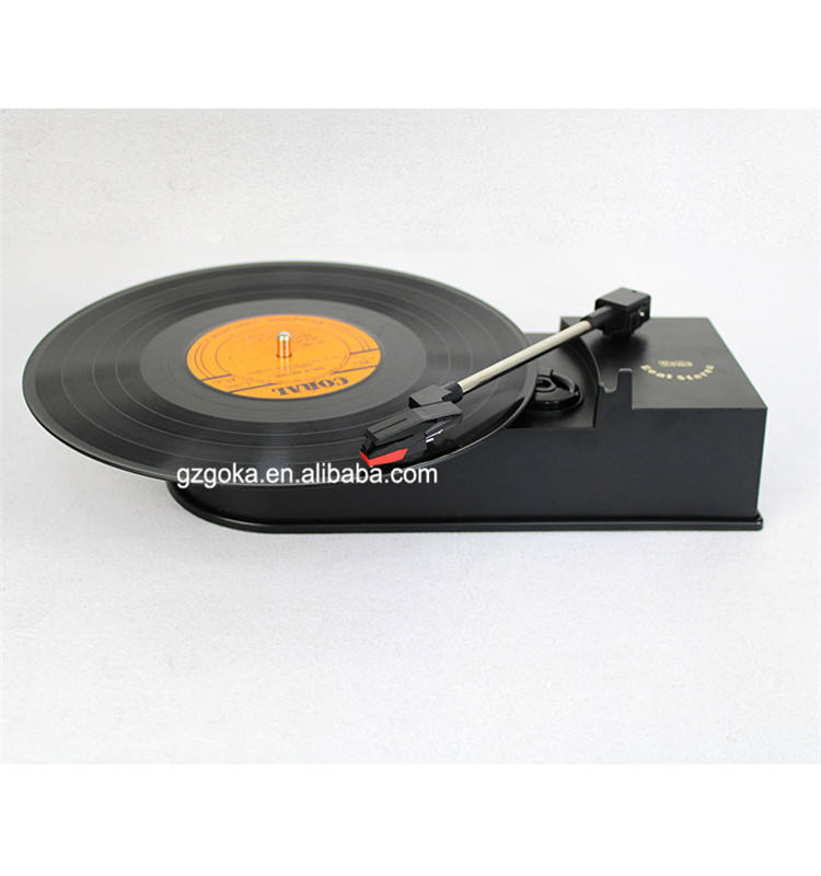 ABS素材 33 & 45回転 ターンテーブル ミニスタイル USBビニール