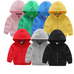 Baby Girls Boys Autumn  Winter Hoodies Coat Boy Plain Black Gray Sweatshirts Kids Tops Coat Children Pullover Outfits 2021 New