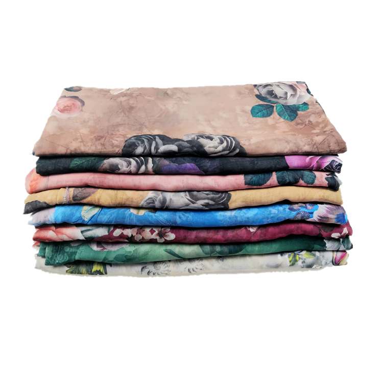 Суданский ТОБ с цифровой печатью вуаль