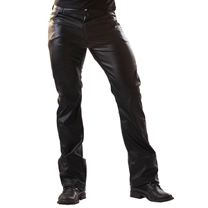 mens skin tight leather trousers