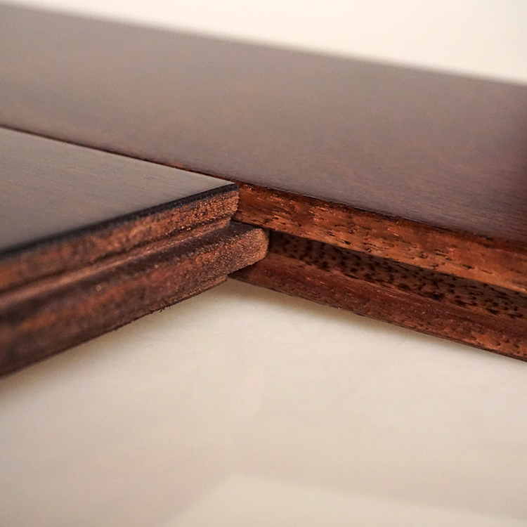 Big leaf acacia walnut color solid decking for living room