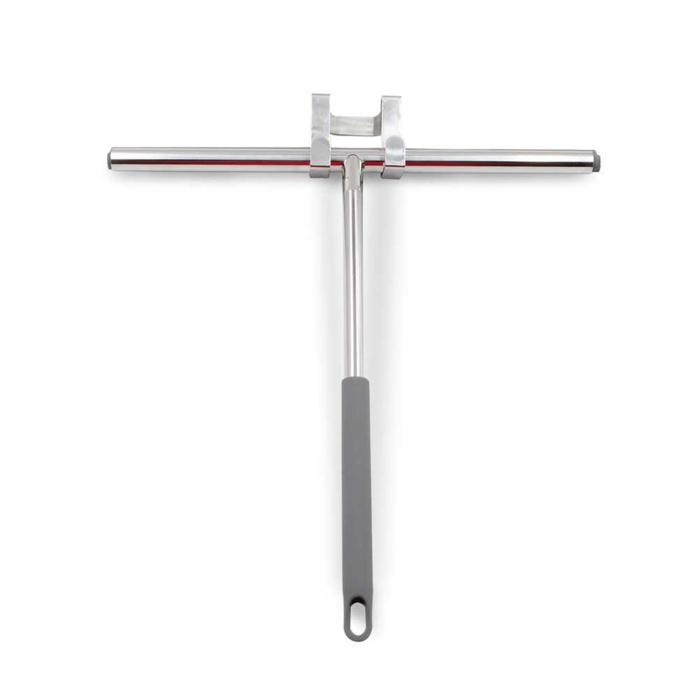 Silicone Blades Matte Black small stainless steel 304 squeegee for glass window