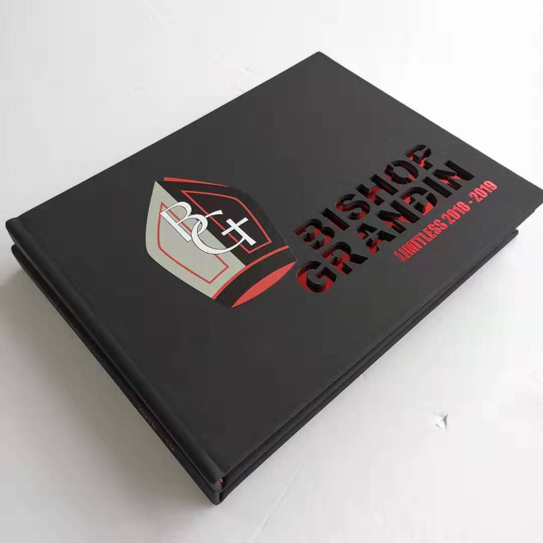 Дешевый книжный принтер из искусственной кожи в твердой обложке в Китае