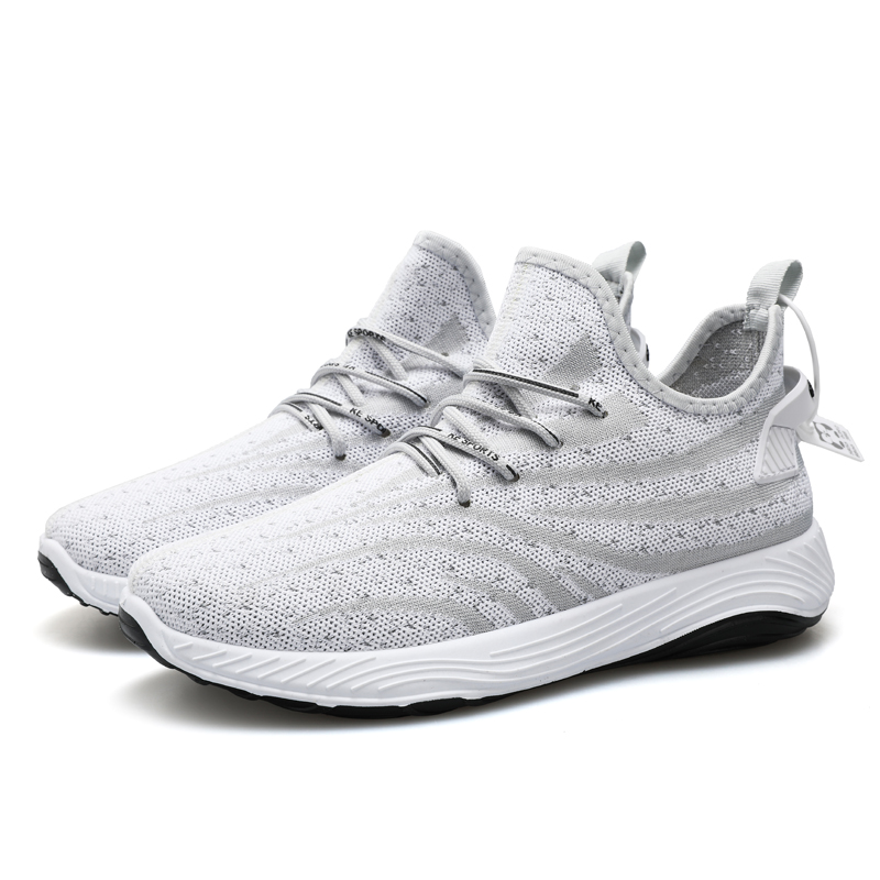 2020 популярные дышащие женские кроссовки с толстой подошвой, плетеные трикотажные кроссовки, модная спортивная обувь, повседневная обувь